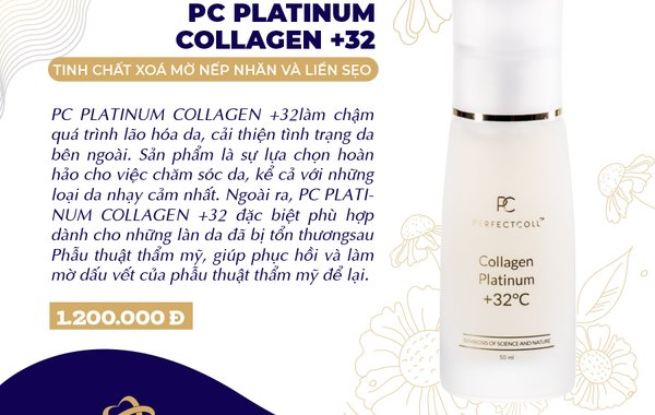 Cùng Collagen Platinum +32 nói lời tạm biệt nếp nhăn và lão hoá